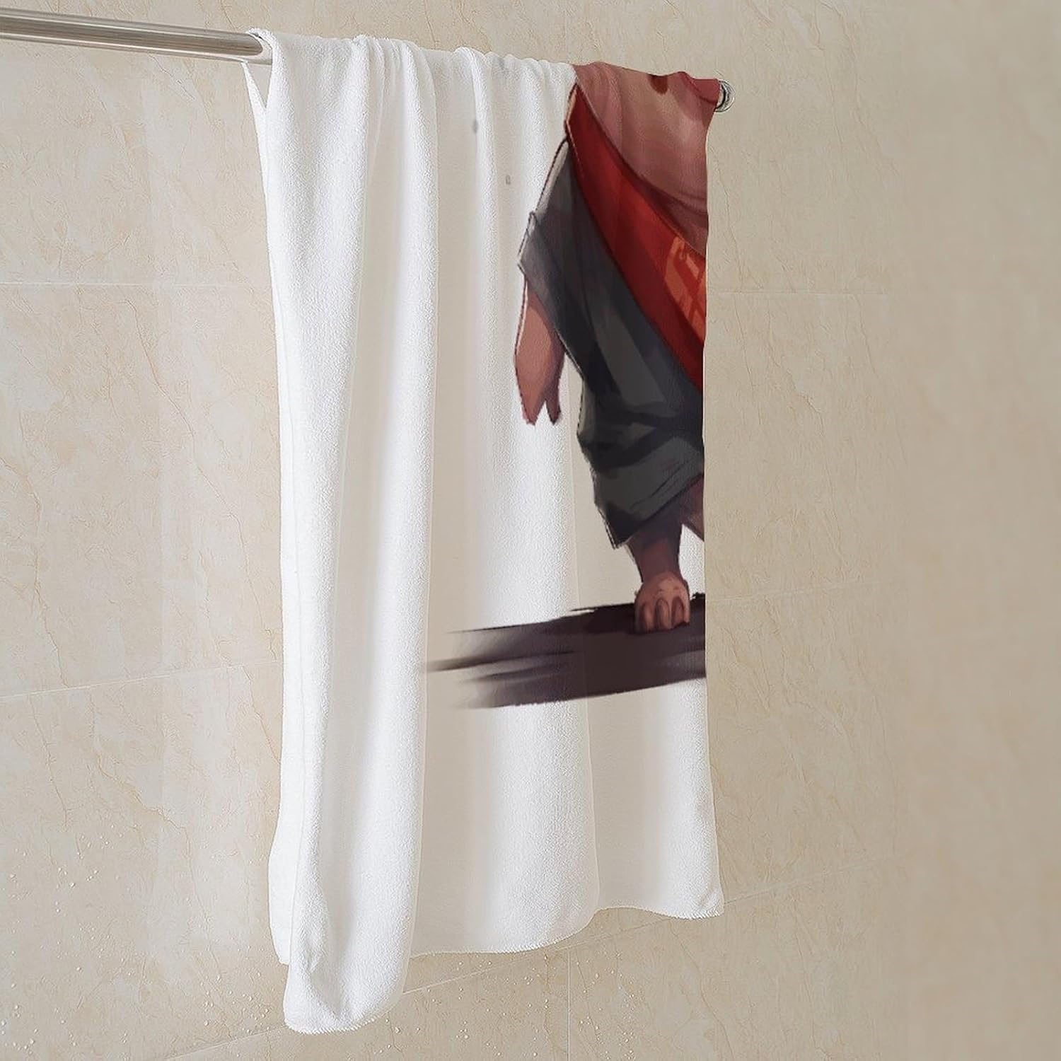 Christmas Towel, Cartoon Animals Printed Fashion Towel,Portable Towel,Durable Towel