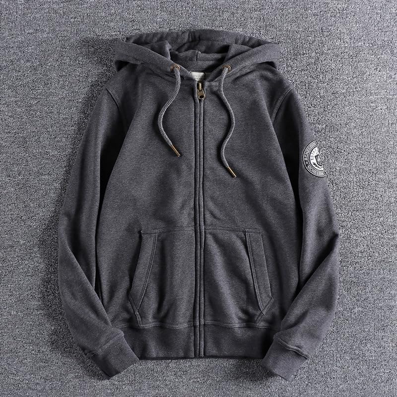 Sudadera con cremallera y bolsillo canguro para protegerte del viento 3