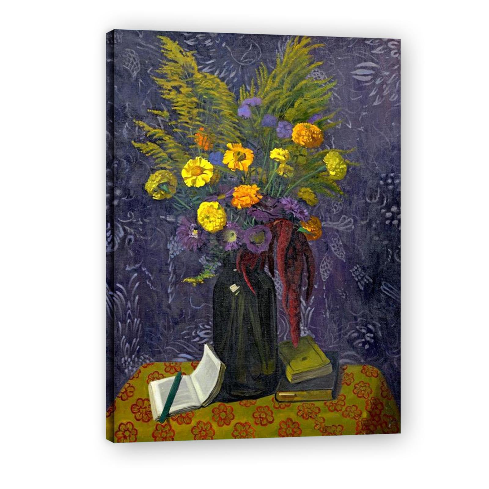 Image sur toile V-Indian Carnations pour raviver un mur blanc vide - 8