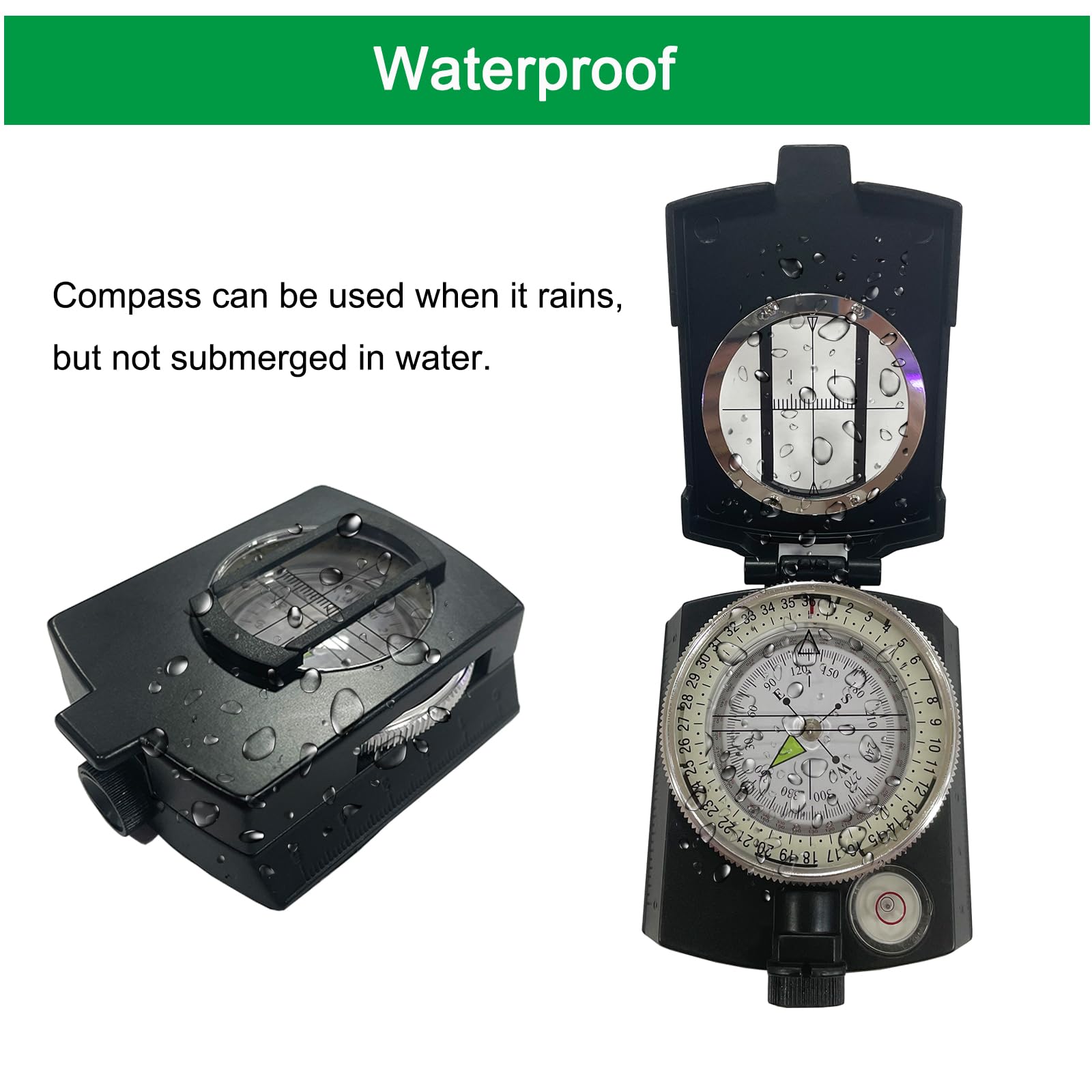 Boussole Compass Ranger Vert MCKINLEY