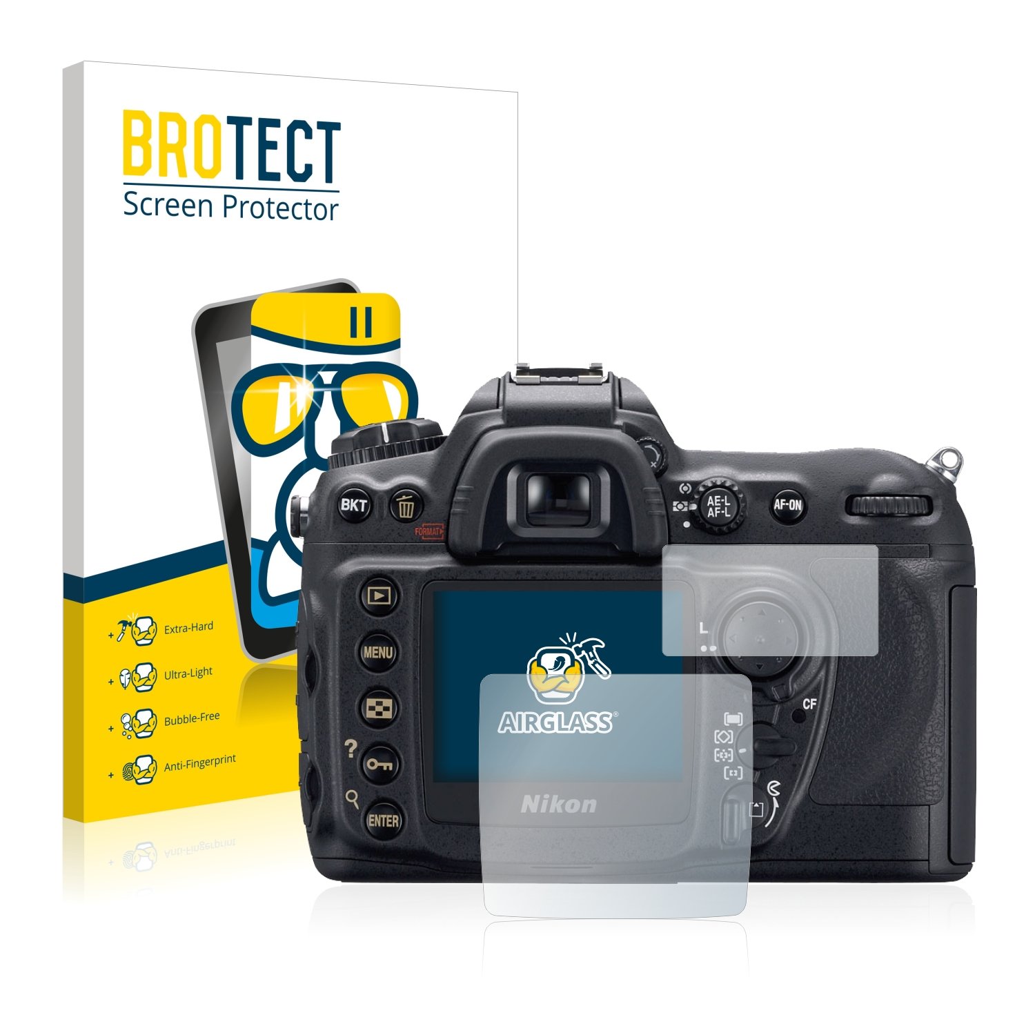BROTECT Schutzglas Für Nikon Coolpix L830 – Kratzfeste Panzerfolie 9H, Made In Germany