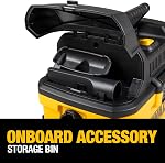 DEWALT DXV04T Portable 4 Gallon Wet/Dry Vacuum, Yellow