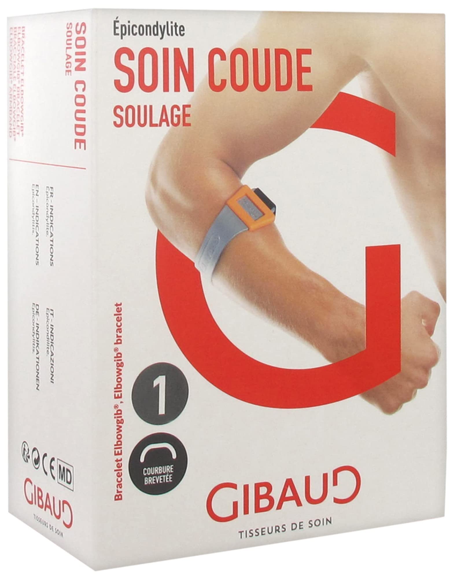 Gibaud Elbowgib taille 1 attelle coude épitrochléite