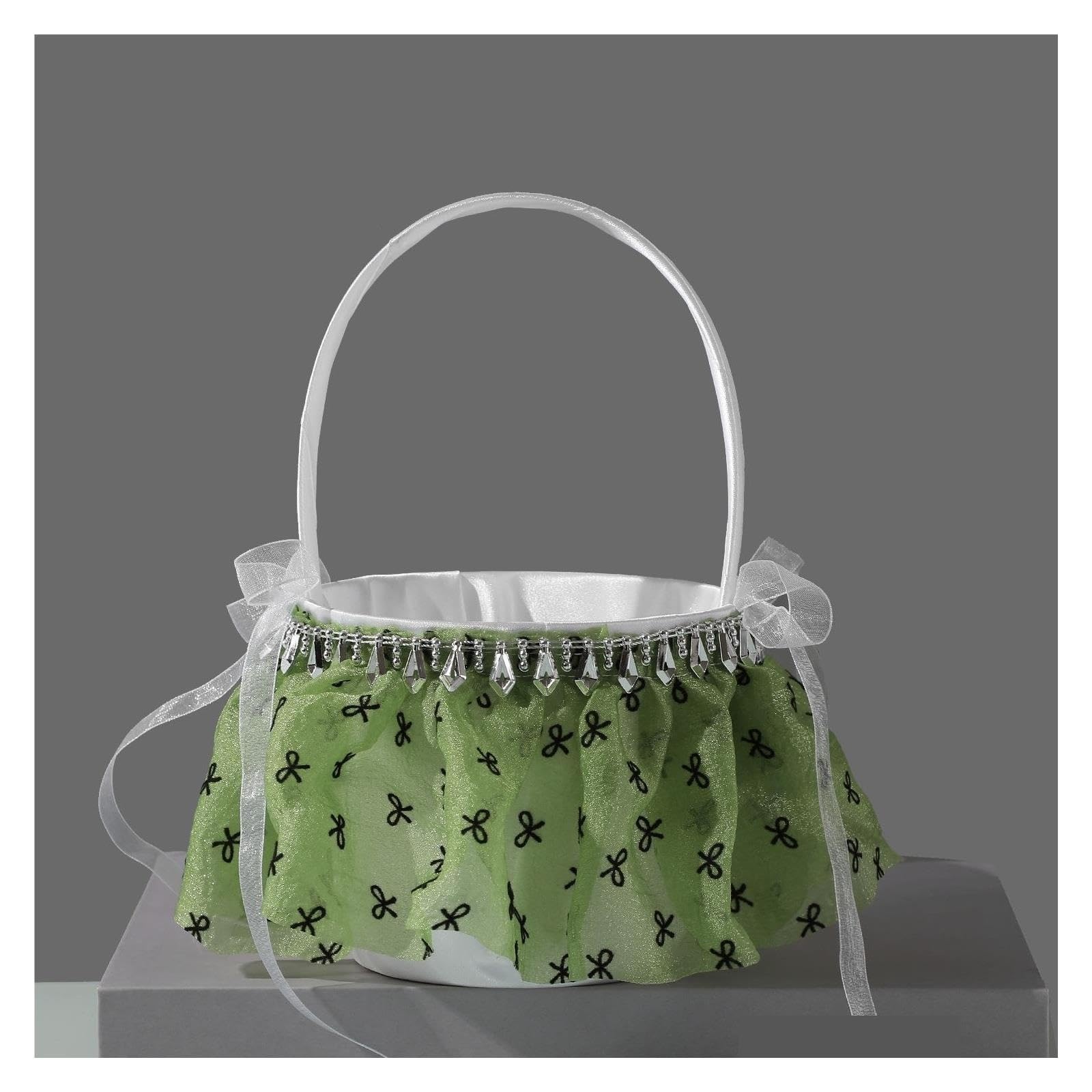 1pcs Small Wedding Flower Basket Per Matrimoni