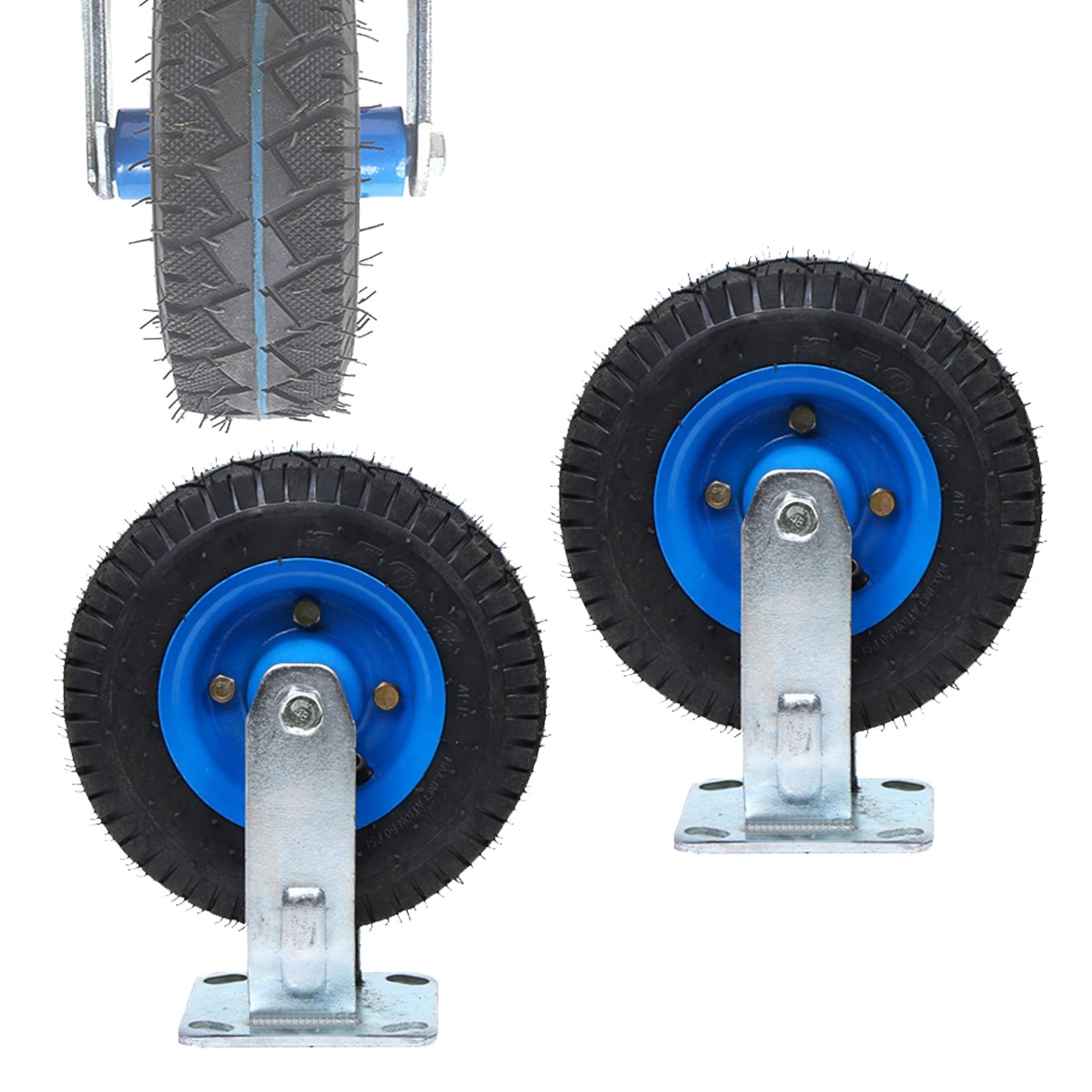 Roulettes en caoutchouc de remplacement pour chariots dans votre atelier