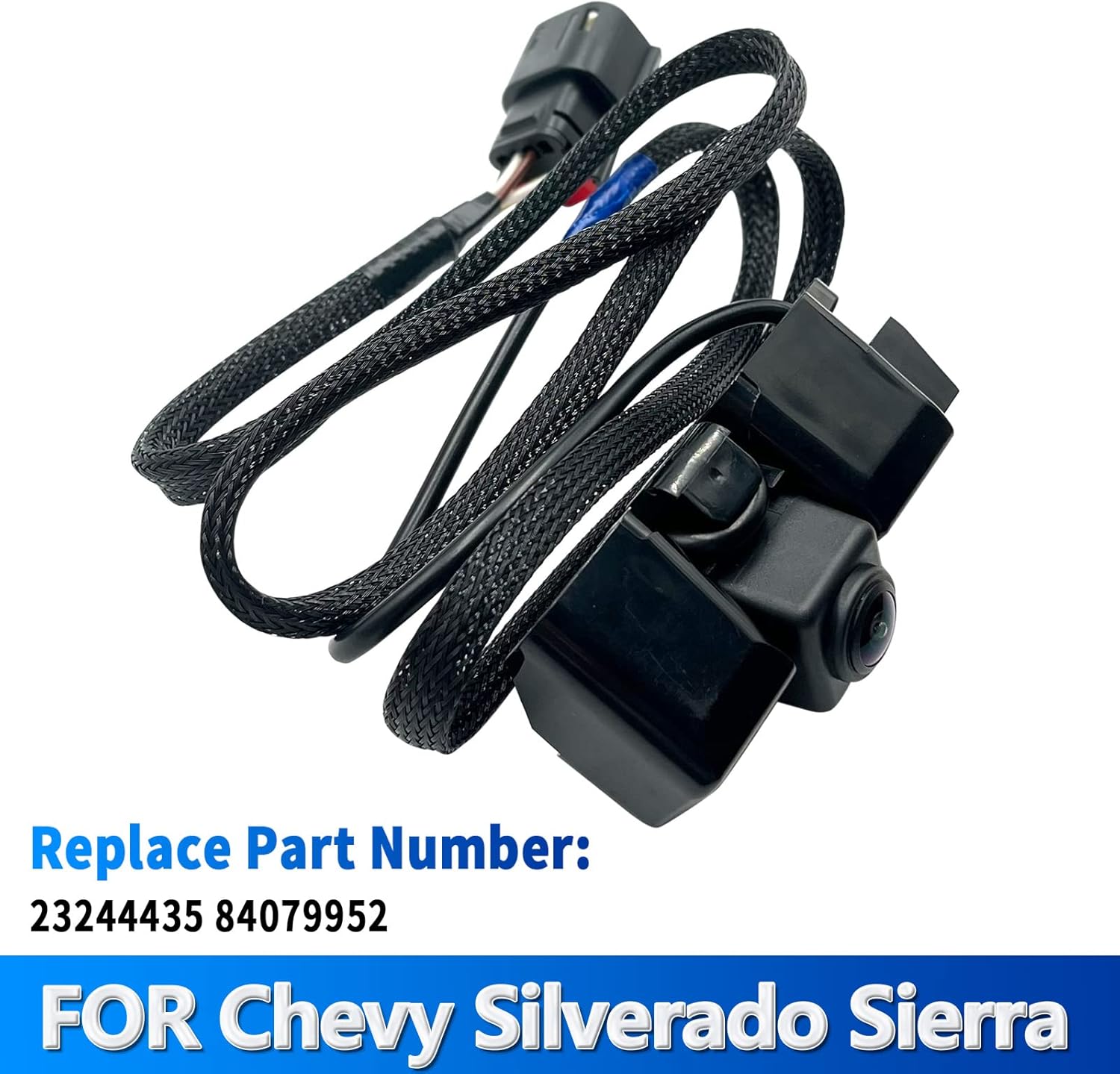 23244435 Rear View Backup Camera Compatible with Chevy Silverado GMC Sierra 2500HD 3500HD 2016 2017 2018 2019 Night Vision BackupCamera Replaces 84079952