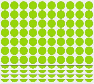 PARLAIM 3/4 Inch Coding Circle Sticker Labels,Pack of 1050 Round Color Code Dot Labels Stickers for Home Office Marking,Organizing(Light Green)