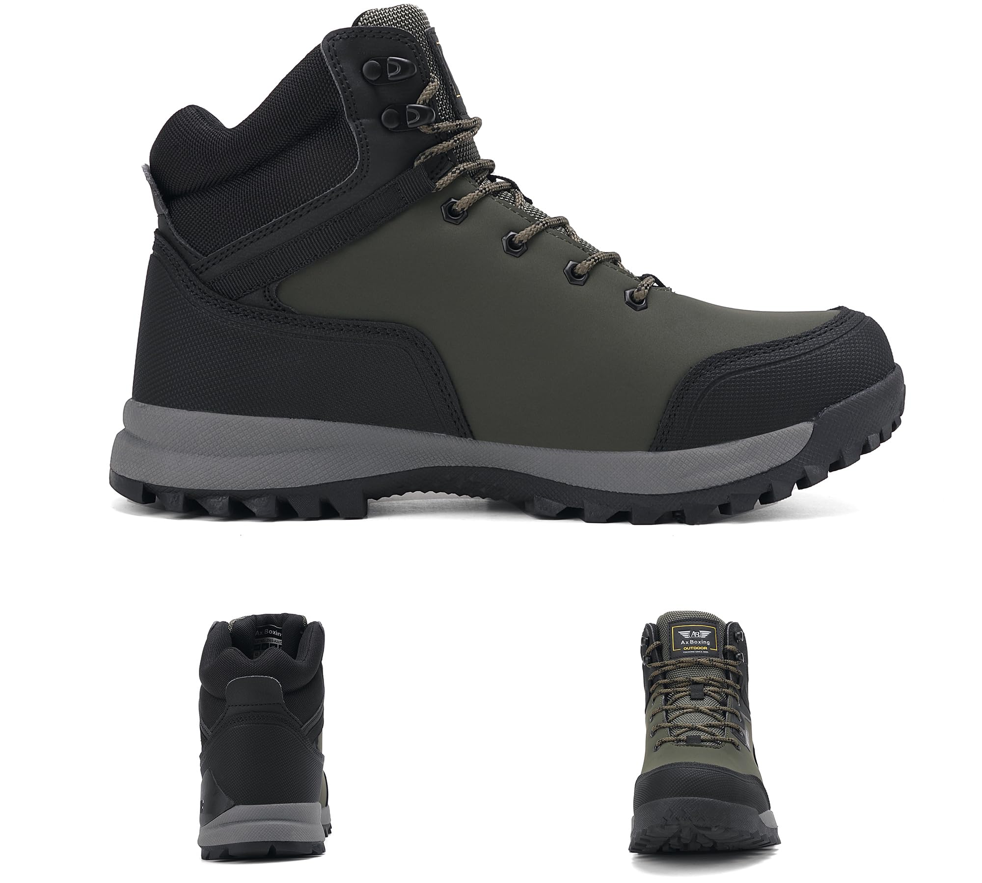 ARRIGO BELLO Hombre Botas Botines Zapatos Invierno Botas de Nieve Cálido Fur Forro Aire Libre Boots Urbano Senderismo Esquiar Caminando 41-46
