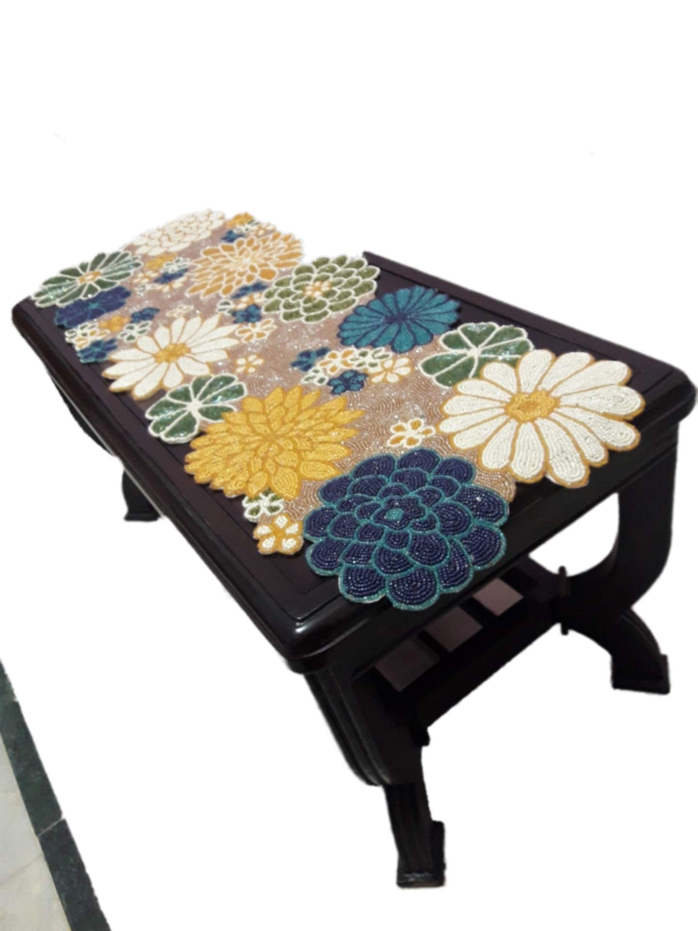 SS creations Handcrafted Beaded Table Runner for Center and Dinning Table (Mutlicolor) (B0B25T6MHN) Amazon Price History, Amazon Price Tracker