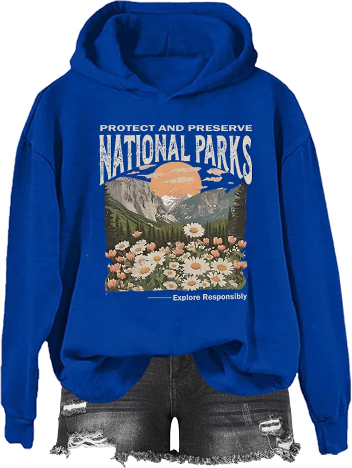 Protect National Parks Sweatshirt, National Park Shirt, Classic Graphic Print Women Men Hoodie