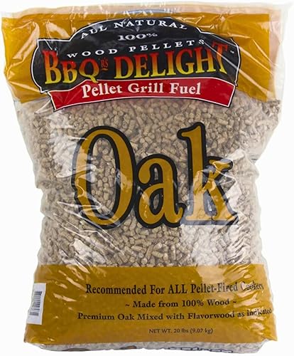 BBQR s Delight - Pellets de madera de roble para ahumar de 20 libras