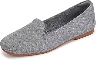 Sponsored Ad - Frank Mully Women's Loafer Flats Square Toe Flat Shoes Comfortable Work Shoes, Cute Penny Loafer Slip On Ba...