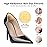 Heel Pads for Shoes That are Too Big, Heel Inserts for Women, Heel Grips for Womens Shoes, Heel Protectors, Heel Cushion Liners for Blisters Loose Shoes, Shoe Fillers (Antigel Beige 4Pairs)