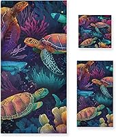 Vista 20 de Aztec Pattern5 - Juego de toallas decorativas para baño, juego de toallas de baño de microfibra absorbente, toallas de playa elegantes