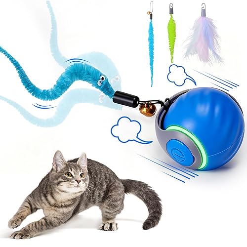 BABORUI Interactive Cat Toy Ball - Automatic Interactive Cat Toys
