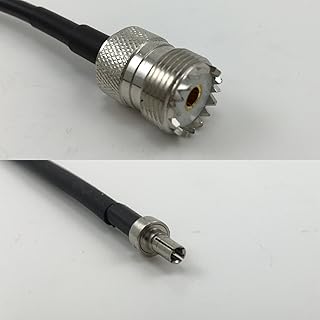 6 inch RG188 SO239 UHF Female to CRC9 Male Pigtail Jumper RF coaxial cable 50ohm Quick USA Shipping
