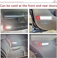 Vista 5 de 4 luces LED para panel de puertas interiores compatibles con Chevy Silverado GMC C/K, Sierra 1500 2500 3500, Suburban, Avalanche, Hum-mer H2 Yukon