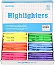 Rarlan Highlighters, Chisel Tip, Assorted Fluorescent, 96 Count Bulk Pack
