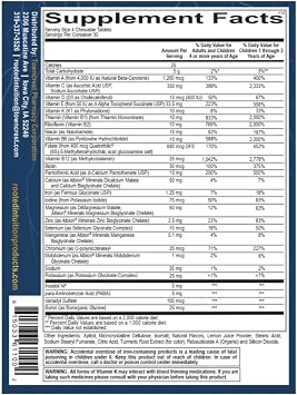 Junior Chewables | Kids Multivitamin & Albion-Chelated Minerals | Natural Lemon Flavor | Non-GMO Gluten Free | 120 Chewable Tablets