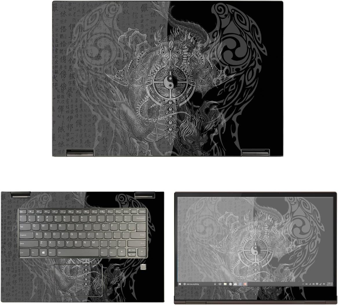 Decalrus - Protective Decal Yin Yang Skin Sticker for Lenovo Yoga 730-15 (15.6" Screen) case Cover wrap LEyoga730_15-24