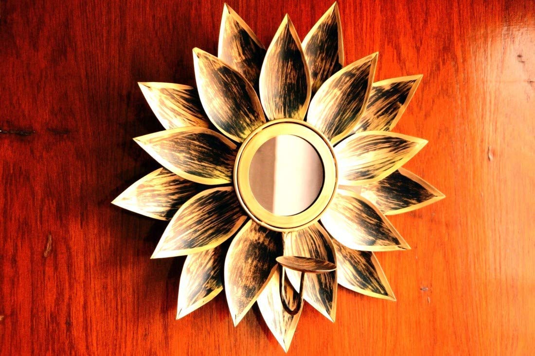 Applique murale en fer avec miroir créez un cocon chaleureux
