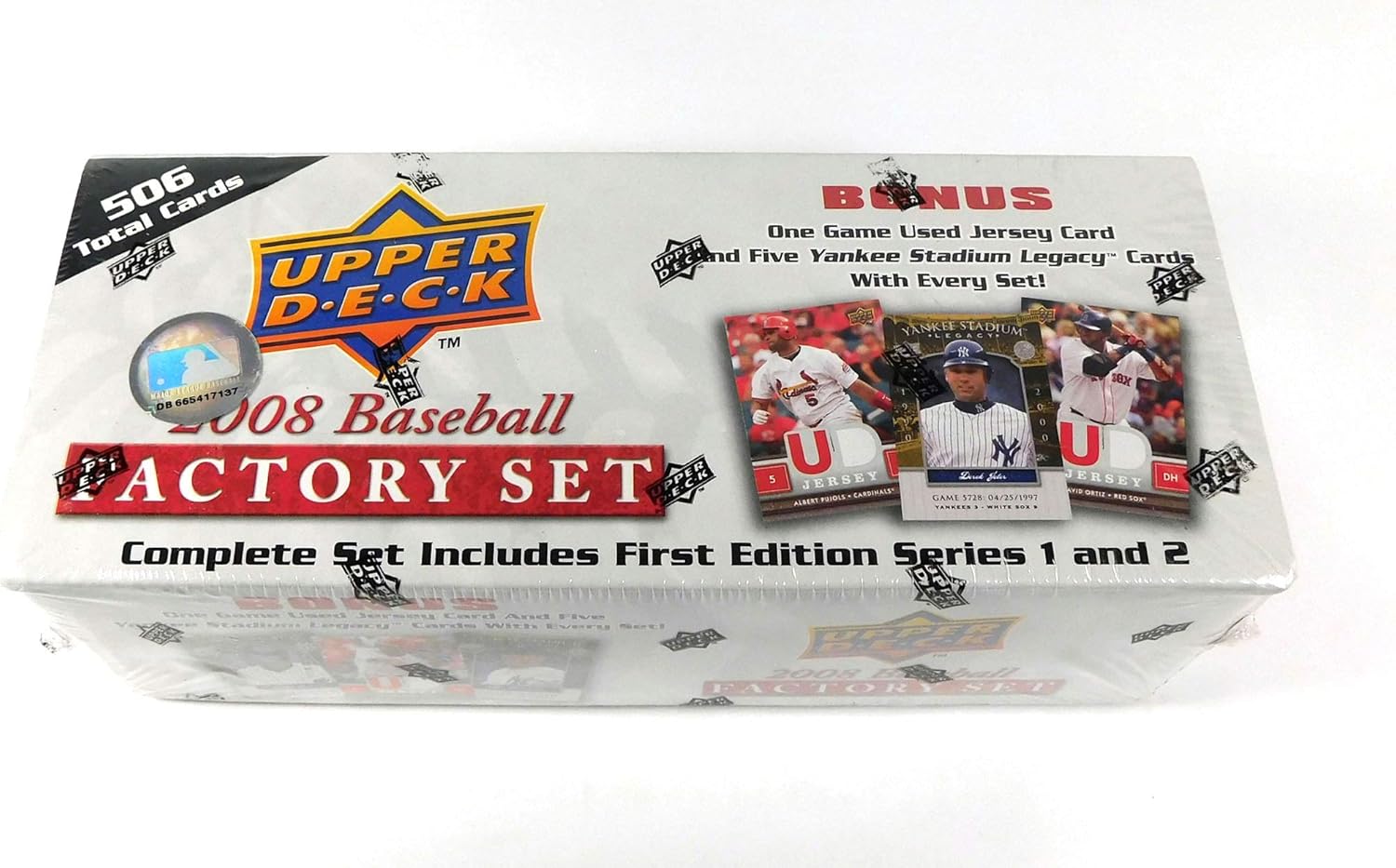 2008 Upper Deck Baseball Series 1 & 2 Factory Sealed Set (506)