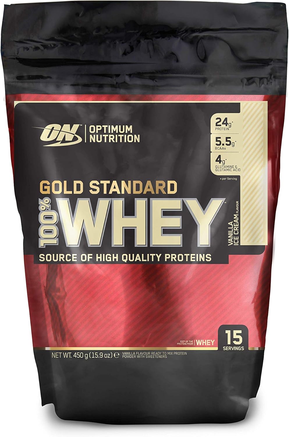 Optimum Nutrition Gold Standard Whey Protein Powder with Glutamine and