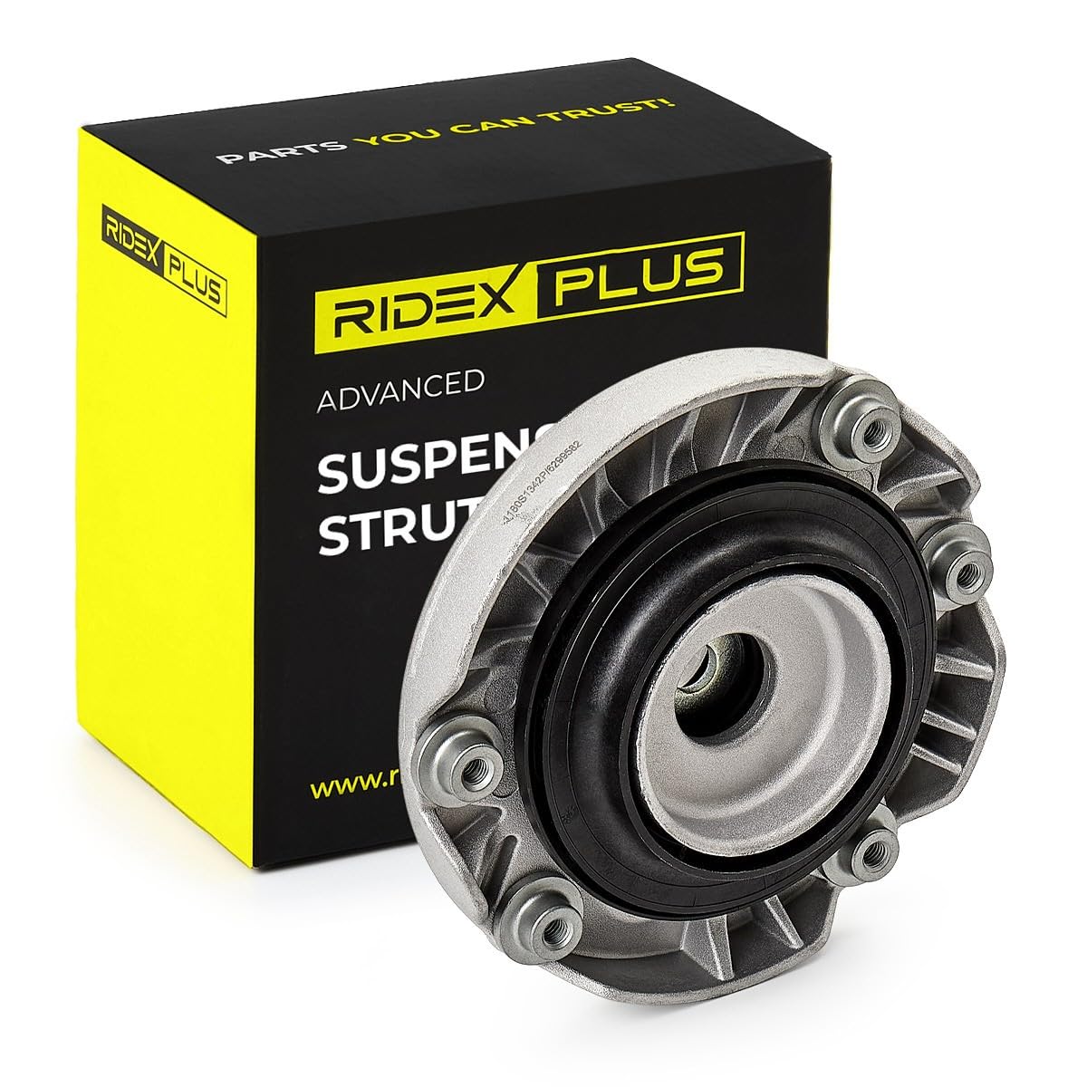 RIDEX PLUS 1180S1342P Copela de amortiguador Delantero Izquierda Delantero Derecha con rodamiento de bolas con rodamiento Compatible con BMW X1 F48