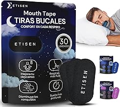 ETISEN, Pack of 30 Sleeping Mouth Strips, Mouth Tape, Anti Snoring, Mouth Tape, Closed Mouth, Hypoallergenic Mouth, Soft Adhesive, Promotes Nasal Breathing, Sports