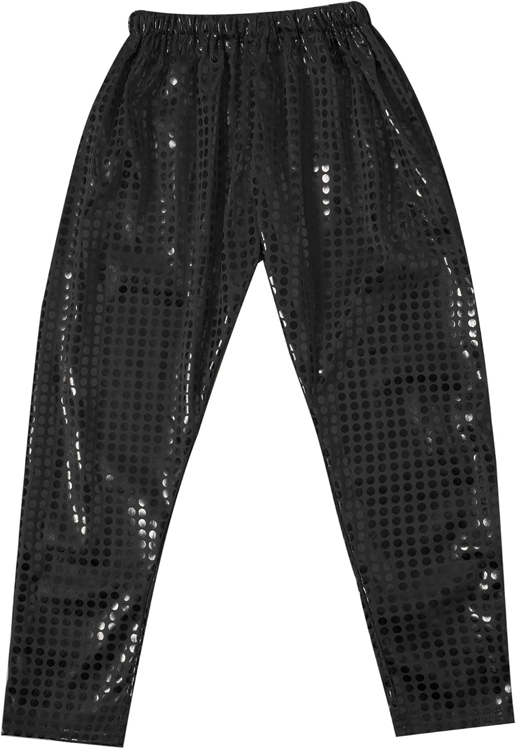 Hularka Girls Boys Sequins Modern Hip Hop Jazz Street Ballet Dance Harem Pants Party Trousers Performance Costume