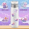 50 Pieces Kawaii Starry Sky Cat Stickers Cute Animal Cat Stickers Aesthetic Decals Waterproof Vinyl Stickers for Computer Laptop Scrapbooking Planner Diaries