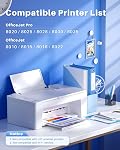 Pack de cartouches d'encre 910XL pour HP OfficeJet Pro 8020 8025 8028 8030 | Cartouches d'encre 910 XL pour les imprimantes OfficeJet Pro 8035 8010 8015 8018 8022 Series (4 Pack, 1BK/1C/1M/1Y)