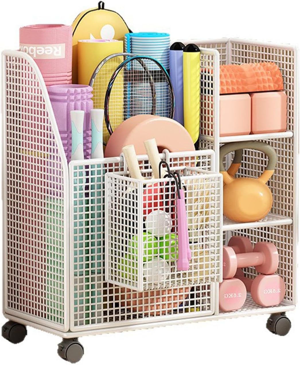 Yoga Mat Storage Rack Exercise Equipment Gym Rack Organizer Iron with Wheels|Sporting Goods |Fitness, Running & Yoga |Exercise Mats|1Yoga Mat Stora Rack|Accessories, Organizer, Storage, Holder, Rack