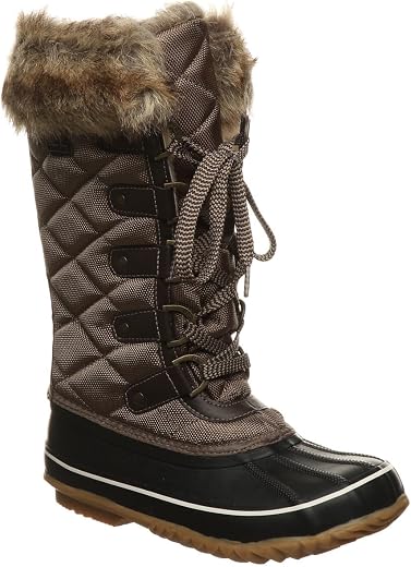 BEARPAW Women's Mckinley Multiple Colors | Women's Waterproof Boot | Women's Slip On Boot | Comfortable Winter Boot