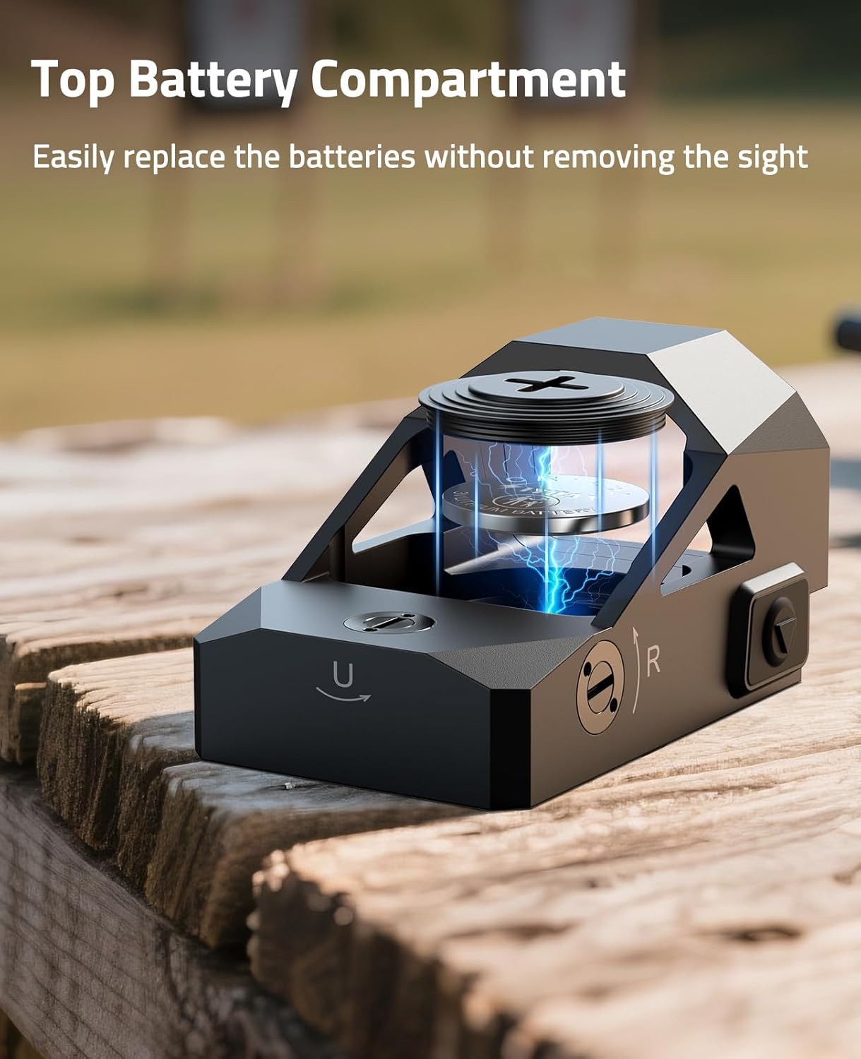 CVLIFE WolfProwl Multiple Reticle Red Dot Sight, 2 MOA Dot & 32 MOA Circle Optic, Motion Awake Red Dot Reflex Sight for RMR, Holding Zero Well, Full Sized Red Dot with MOS & Picatinny Adapter Plate