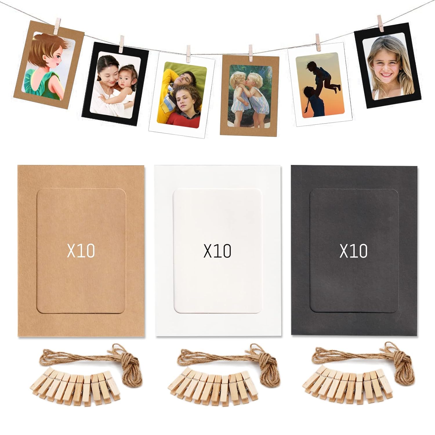 Cardboard picture frame,4x6 Paper Photo Frame 6x4 paper picture frames