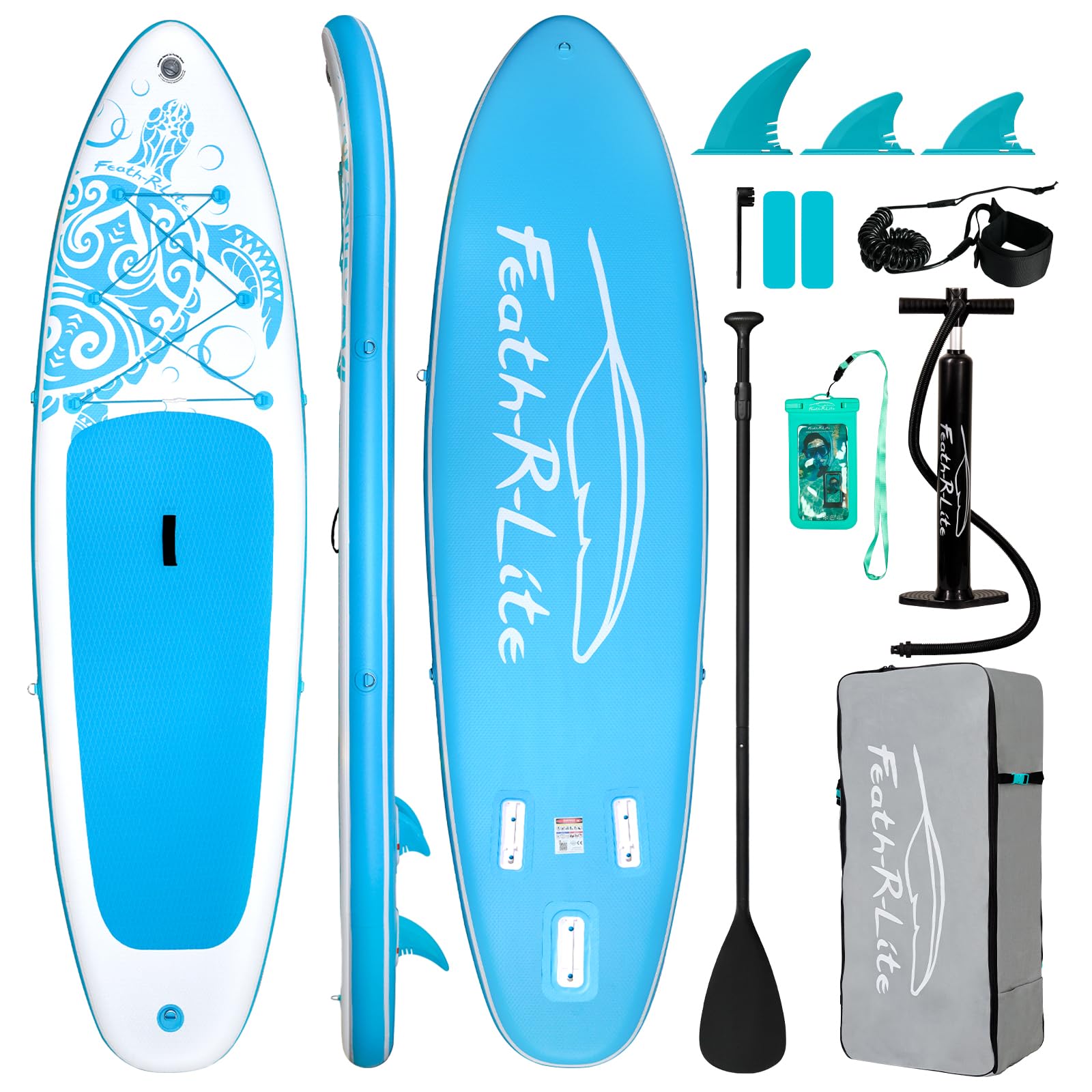 FEATH-R-LITE Gonfiabile Stand Up Paddle Board Ultraleggero -