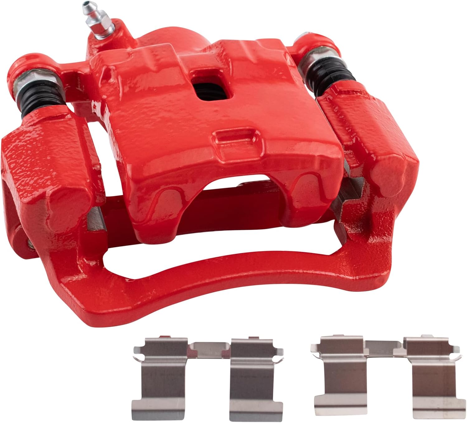 TRQ Rear Left Brake Caliper w/Bracket Performance Red Drivers Side Compatible with 2009-2013 Subaru Forester 2008-2014 Impreza 2015-2019 WRX