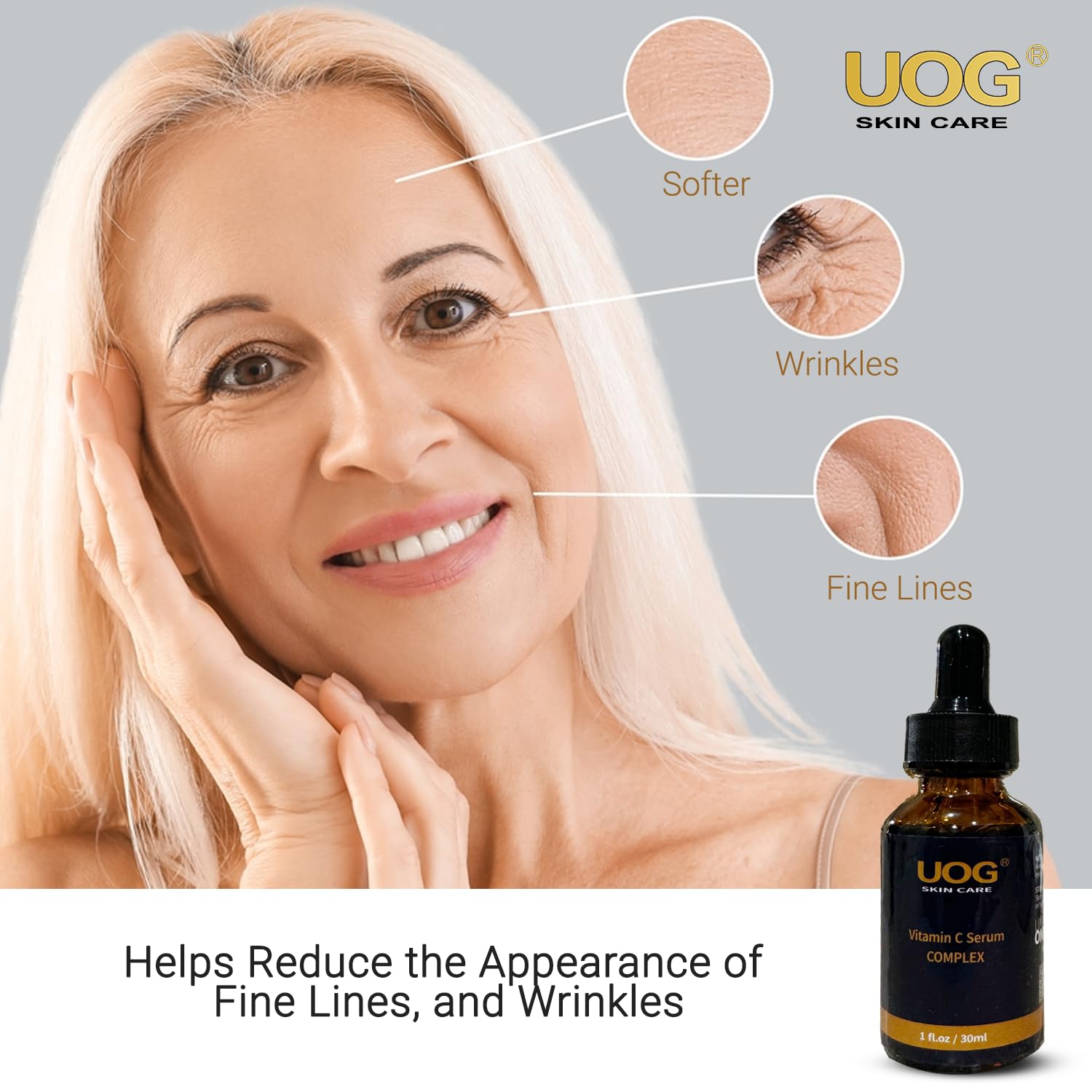 UOG Sérum facial com super vitamina C (United One) – fórmula antienvelhecimento, hidratante e firme, levanta e firma o rosto, pescoço, mandíbula, reduz manchas escuras, linhas… em promoção! Veja a oferta e mais achadinhos de Vitaminas & Suplementos 4 Hoje é o melhor dia para comprar UOG Sérum facial com super vitamina C (United One) – fórmula antienvelhecimento, hidratante e firme, levanta e firma o rosto, pescoço, mandíbula, reduz manchas escuras, linhas… com aquele preço maroto! Promoção! Aproveite a oferta! 4