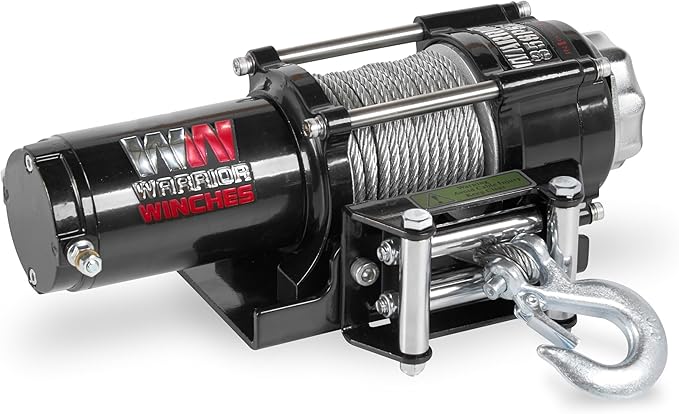 Winche Eléctrico Warrior Winches Ninja 3500 lbs 12V con Cable de Acero miniatura 5
