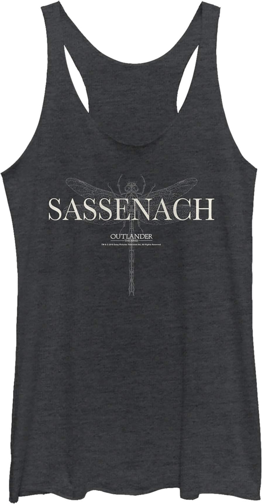 Women's Outlander Sassenach Dragonfly Racerback Tank Top