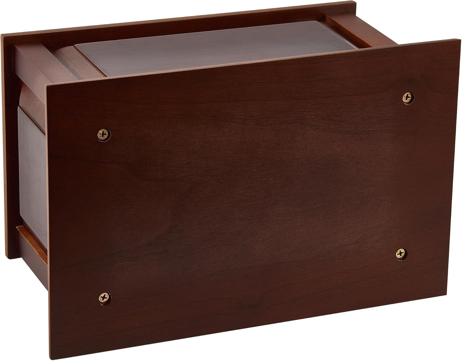 Handcrafted Extra Large Wooden Funeral Cremation Urn Box for Adult Human Ashes up to 225lbs