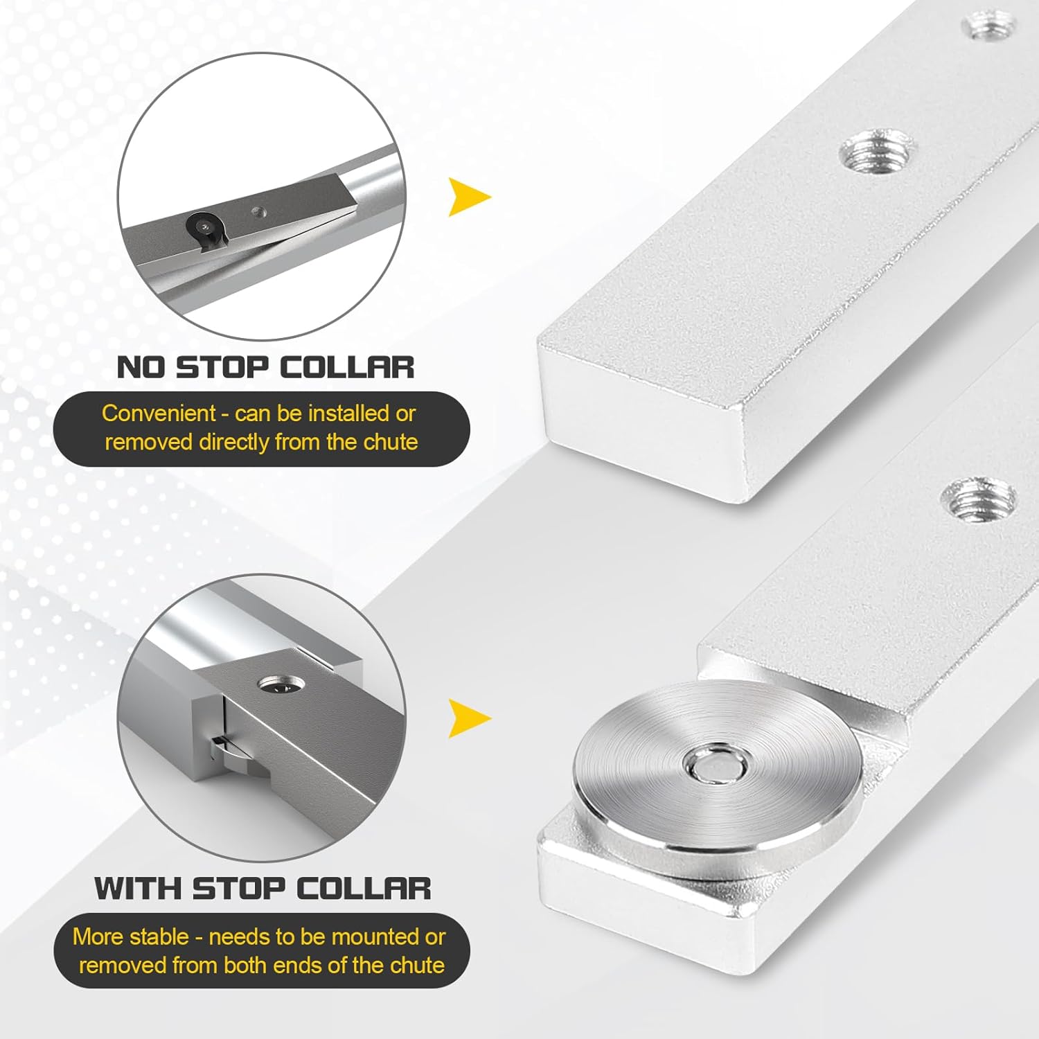 Conținutul complet al pachetului glisierei pentru ghidaj unghiular