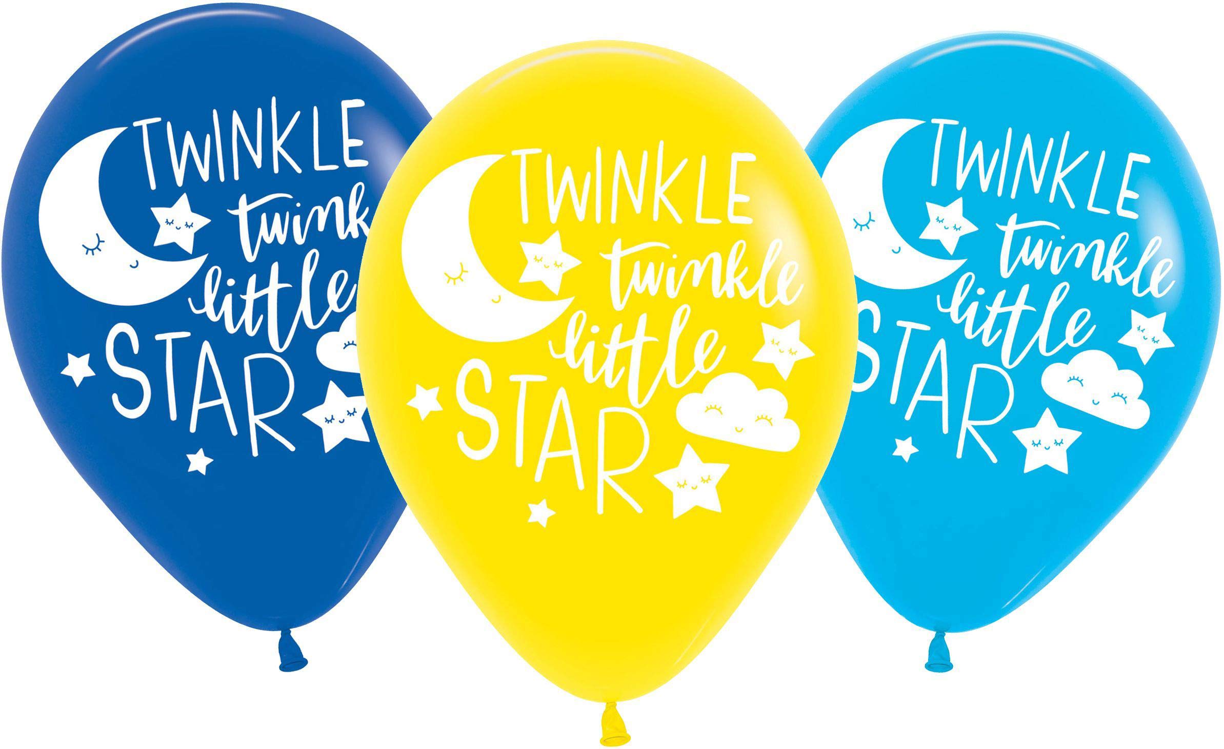 amscan 9904496 BALLOON: 11' TWINKL LITTL STAR