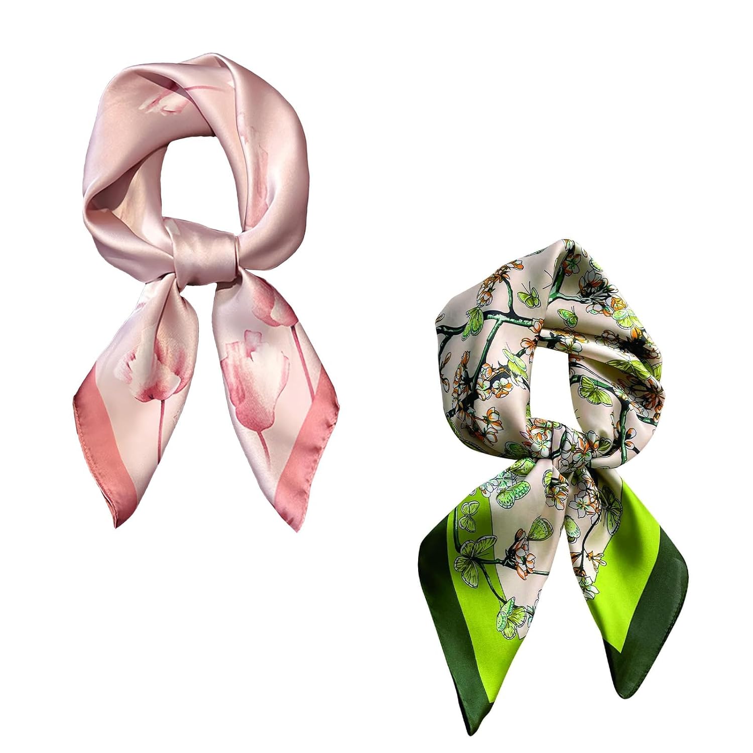 VedicBloom Scarf Set, Two Piece Womens Silk Scarf Collection, Versatile Fashion Accessory for Daily Wear and Special Occas... - Review, Price and Buying Guide