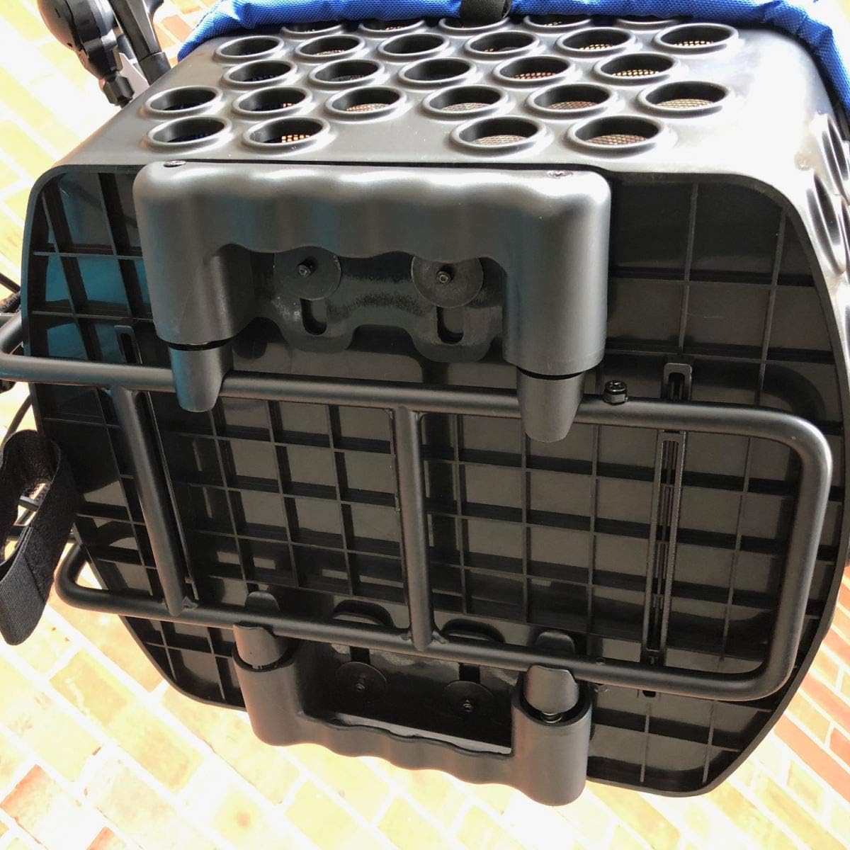 Bicycle Front Basket Pet Kit to Ride with Your Small pet! Universal fit on Most Bikes, Suitable for Pets 10lbs and Under. Keeps Your Dog Cool with Maximum Airflow!