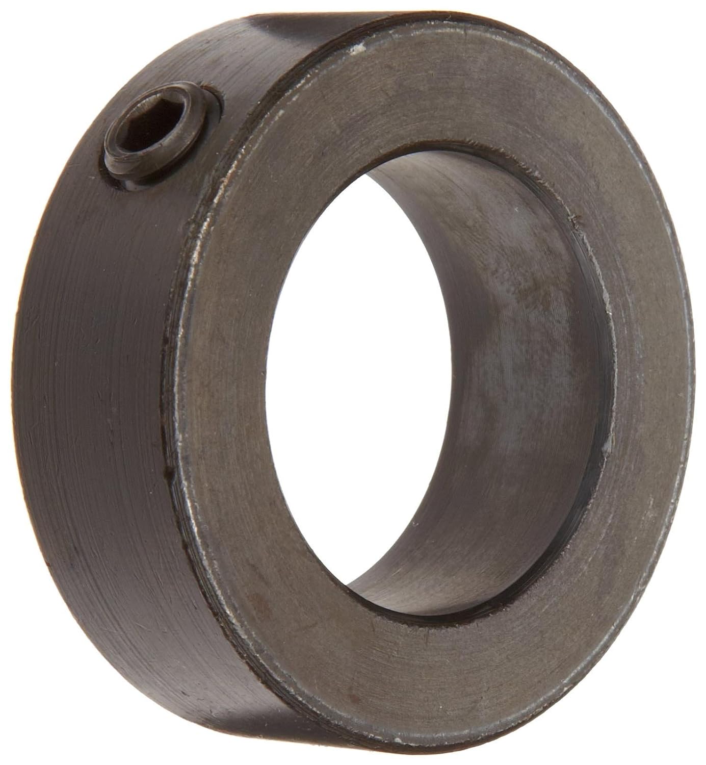 Climax Metal Shaft Collar, One Piece, Set Screw Style, Black Oxide Plating, Steel, 1-1/2" Bore, 2-1/4" OD, 3/4" Width, with 3/8-16 x 3/8, Set of 4
