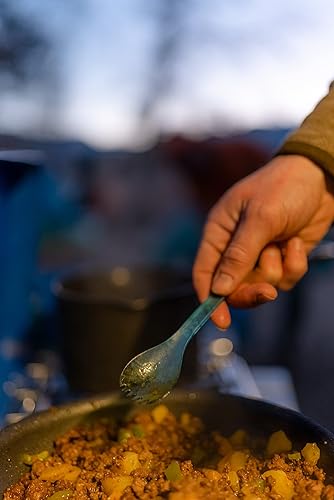 Miniatura 3 de ust KLIPP - Juego de espátula y espátula sin BPA, apto para lavavajillas, para cocinar, acampar, senderismo y supervivencia al aire libre, naranja,