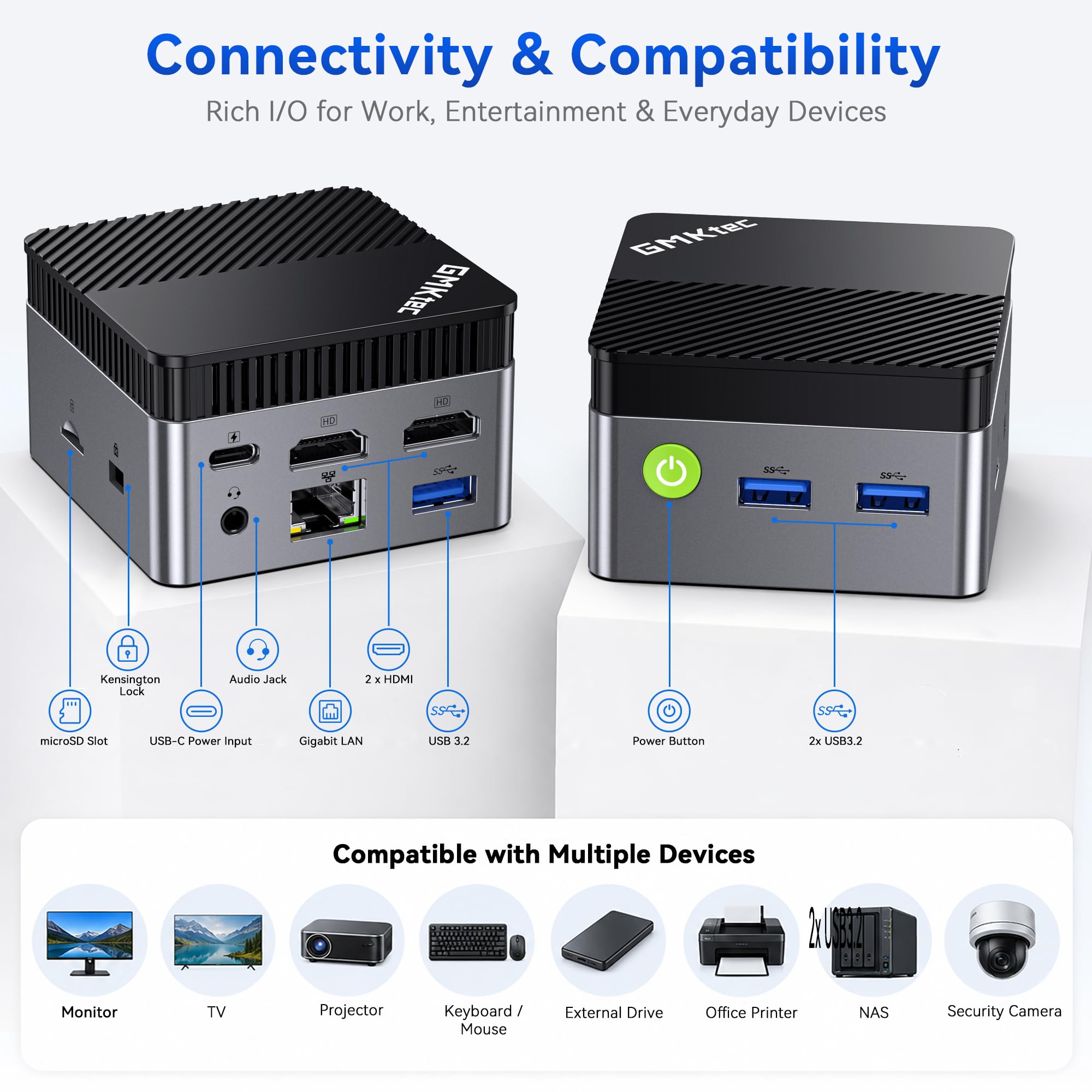 Amazon.com: GMKtec G5S Mini PC with Intel N5105 Processor, 8+128GB