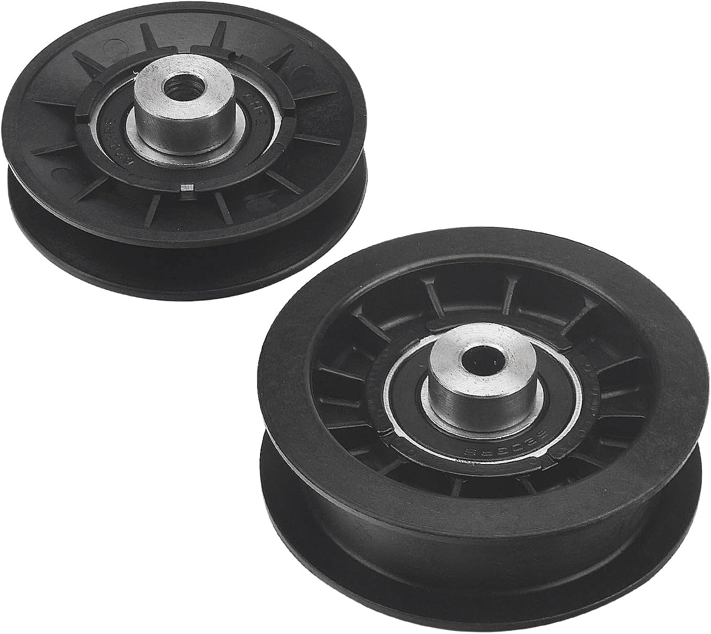 BERPSE AM121970 AM121967 Idler Pulley, Replaces AM104666 280-858 AM107334, 280-846, Compatible with JohnDe-ere Lawn Tractors, Fits Model LT170, LT180, LT190 and STX GX LT LTX Series